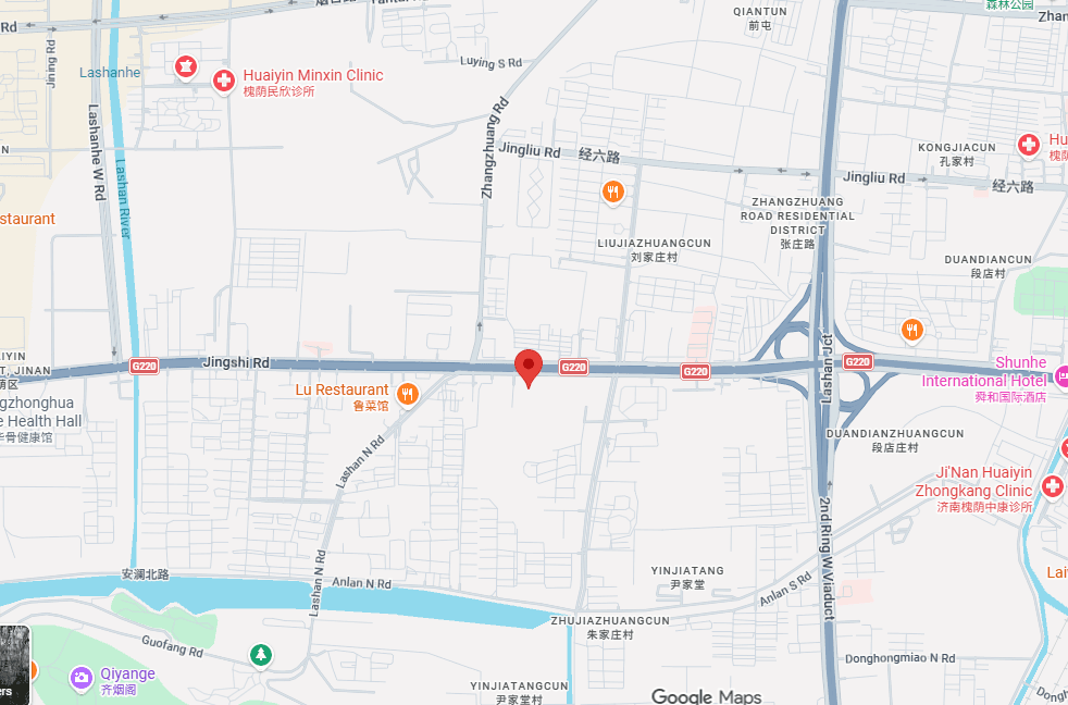 Office Location Map - Jinan, Shandong, China